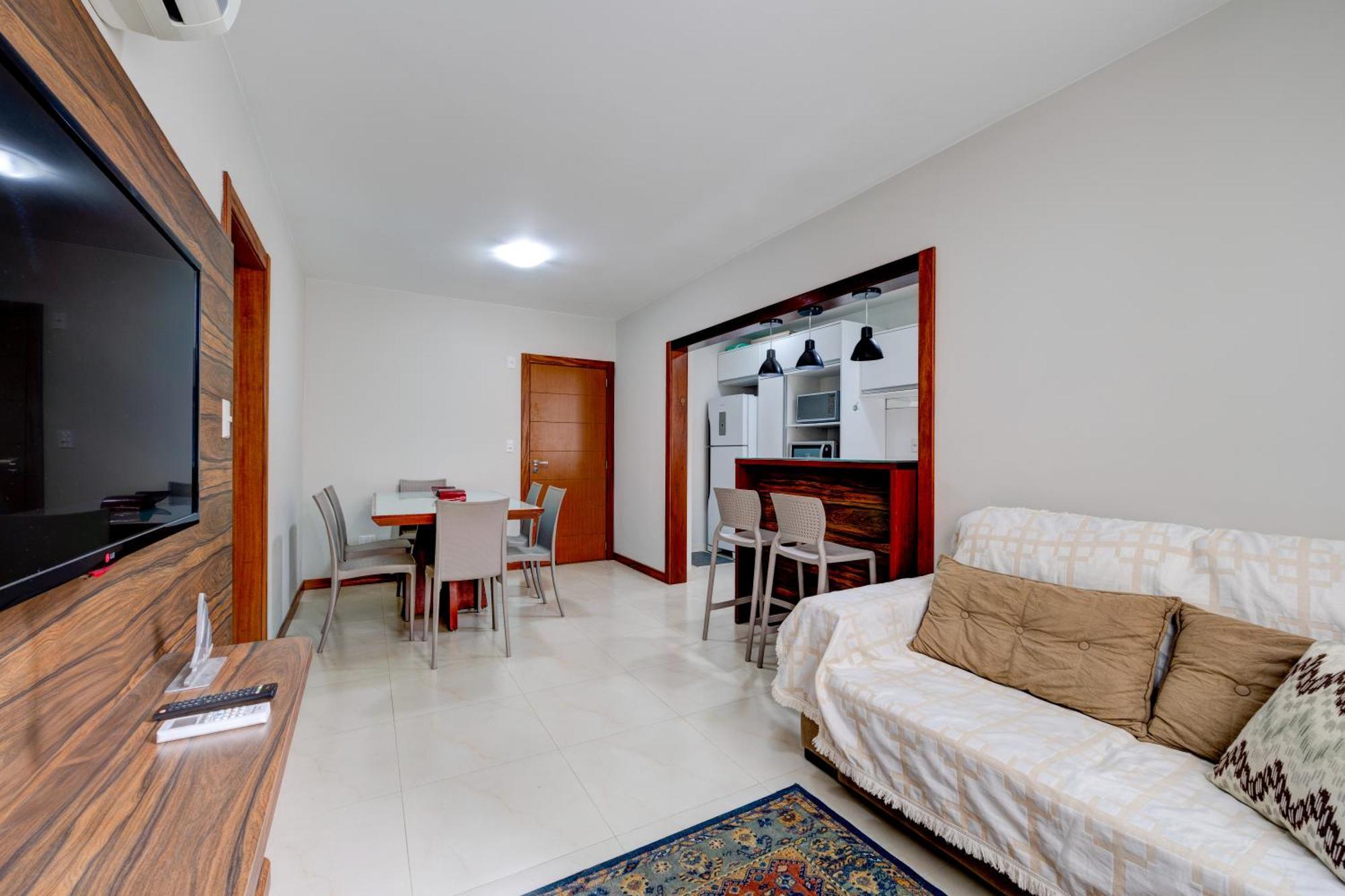 Apartamento Ambiente Familiar Com Vista Lateral Do Mar *